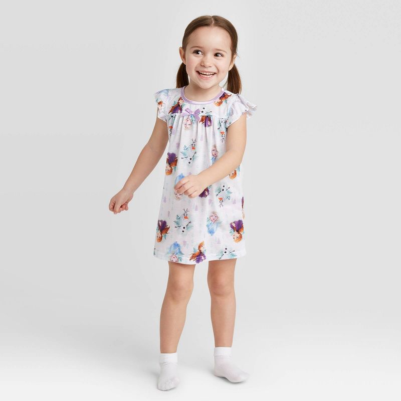 Girls' Minnie Mouse Nightgown - Gray 6