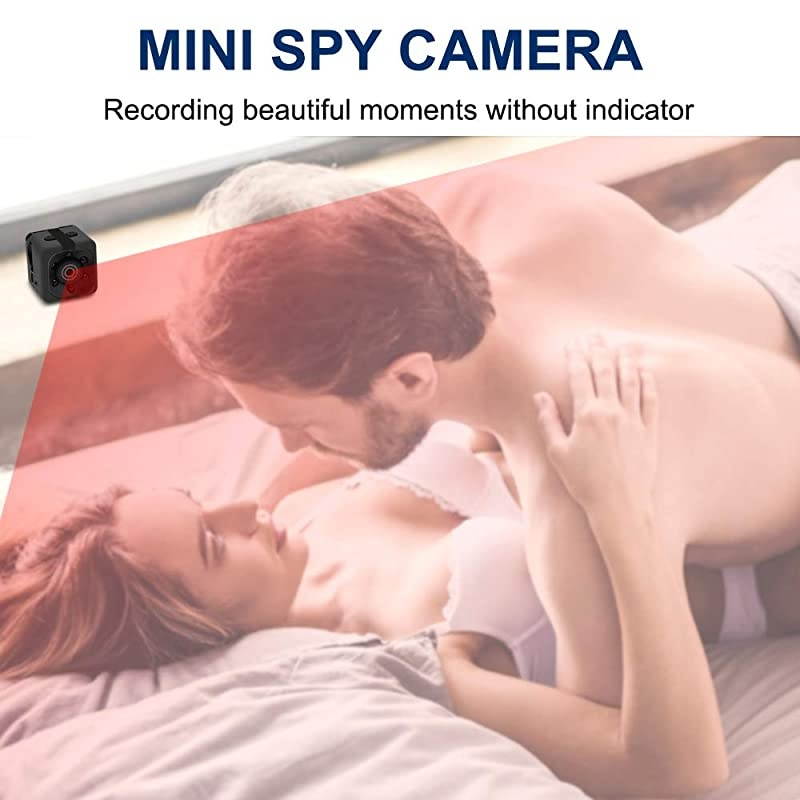 Spy Camera Hidden Camera 1080P Nanny Cam Full HD with Night Vision Motion Activation for Indoor Outdoor Covert Security Cameras