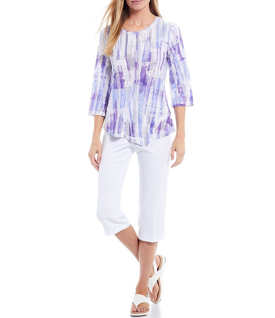 Joules Celina Short Sleeve V-Neck Knit Tee