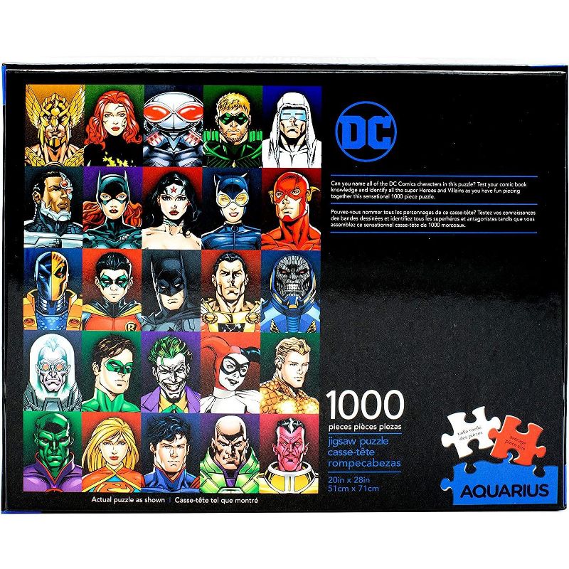 NMR Distribution DC Comics Faces 1000 Piece Jigsaw Puzzle