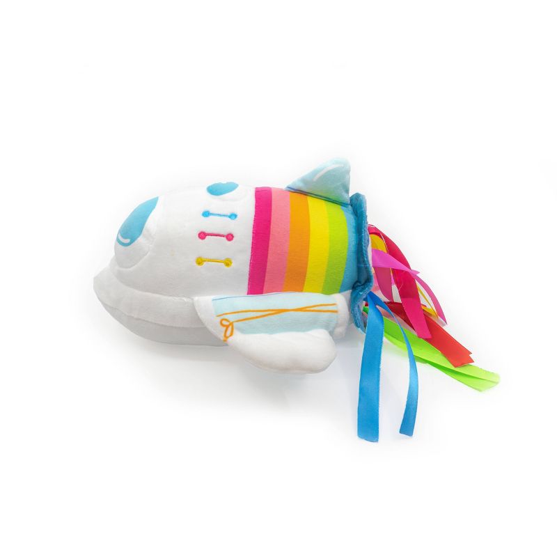 Over the Moon Rocket Pillow and Throw