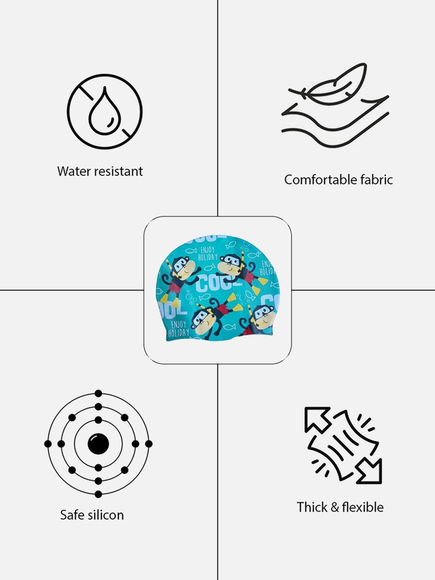 Columbia Blue Striped Beanie