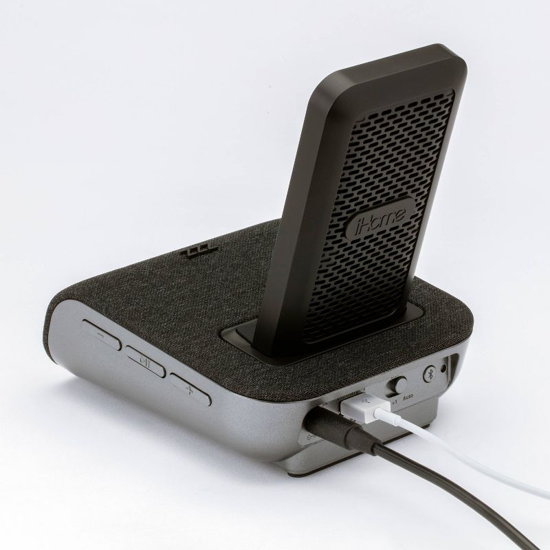 iHome Qi Charging Bluetooth Alarm Clock