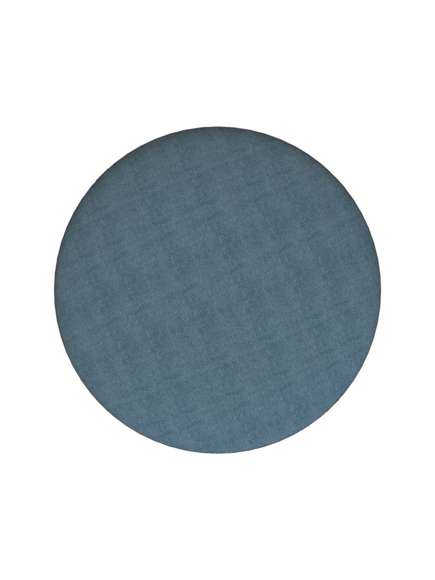 Chumbak Bohemian Sailor Blue Sheesham Wood Ottoman