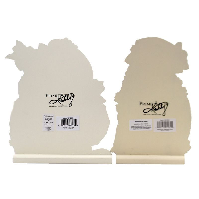 Easter 8.25" Chick Stand-Ups Egg Spring Flowers  -  Decorative Figurines