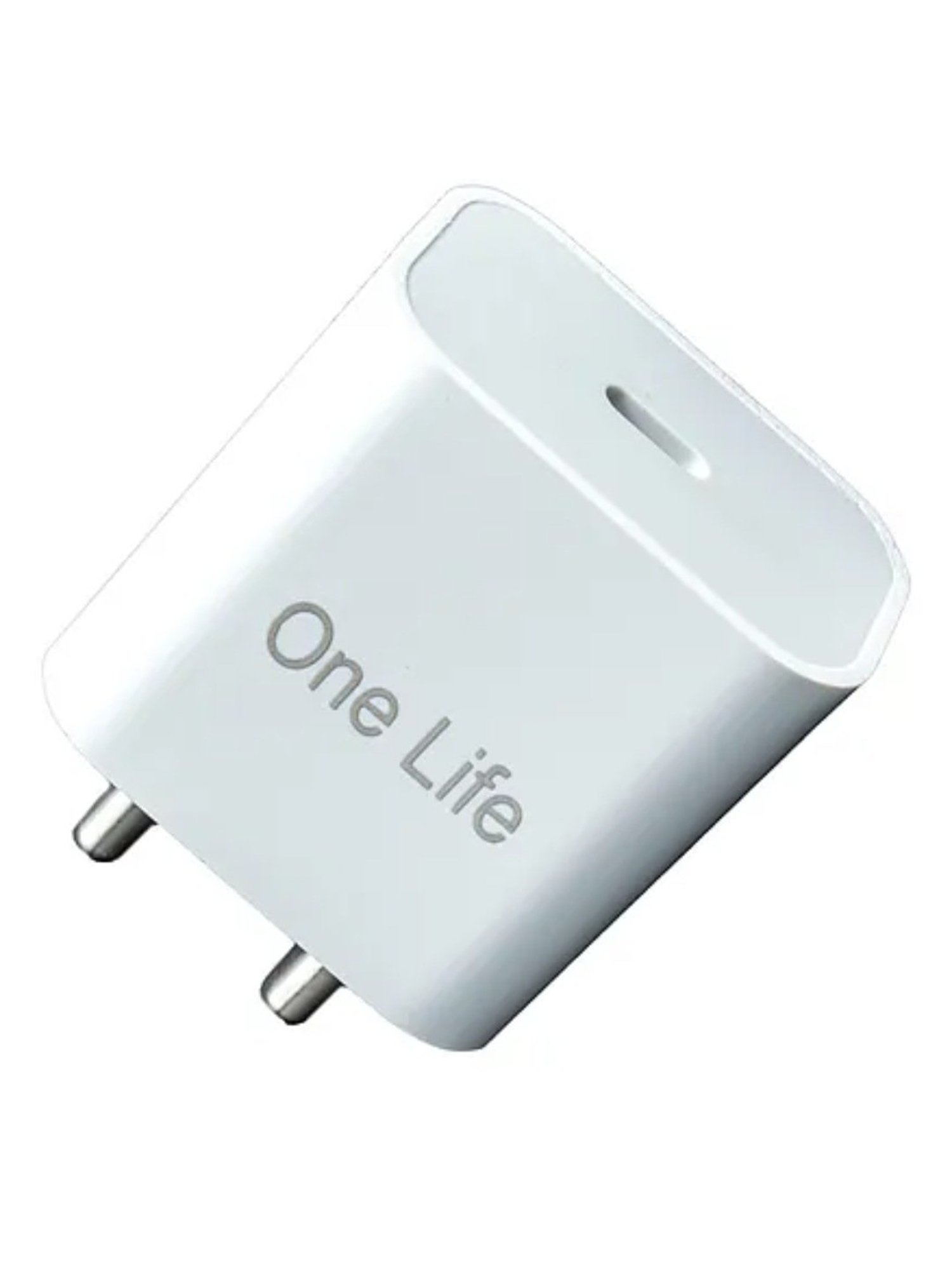 One Life 25W PD Singe Port Fast Charger with Multi-Layer Protection (White)