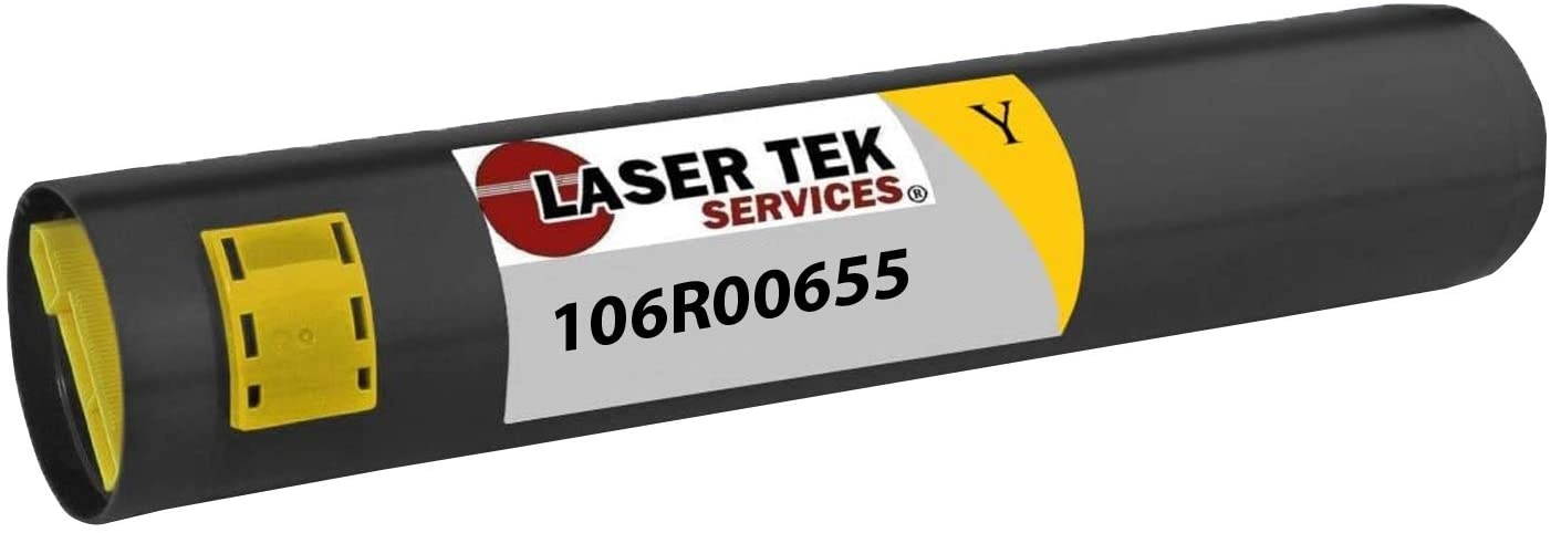 Laser Tek Services Compatible Xerox 106R00653 106R00654 106R00655 Toner Cartridge Replacement for Xerox Phaser 7750 EX7750 EX7760 Printers (Cyan, Magenta, Yellow, 3 Pack)