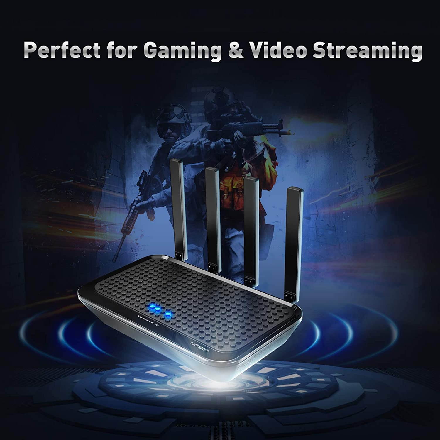 WiFi Router-Router AC2100 Router Wireless Router Dual-Band Smart WiFi Router Computer Router Wireless Router Gaming Support MU-MIMO&Beamforming One SSID Simple Setup&APP Control