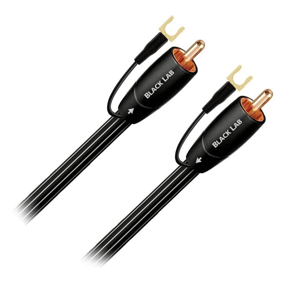 AudioQuest Black Lab RCA Male to RCA Male Subwoofer Cable - 26.25 ft. (8m)