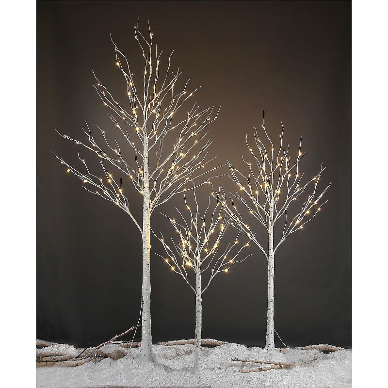 Lightshare 4' LED Birch Tree Decoration Light - Warm White Lights