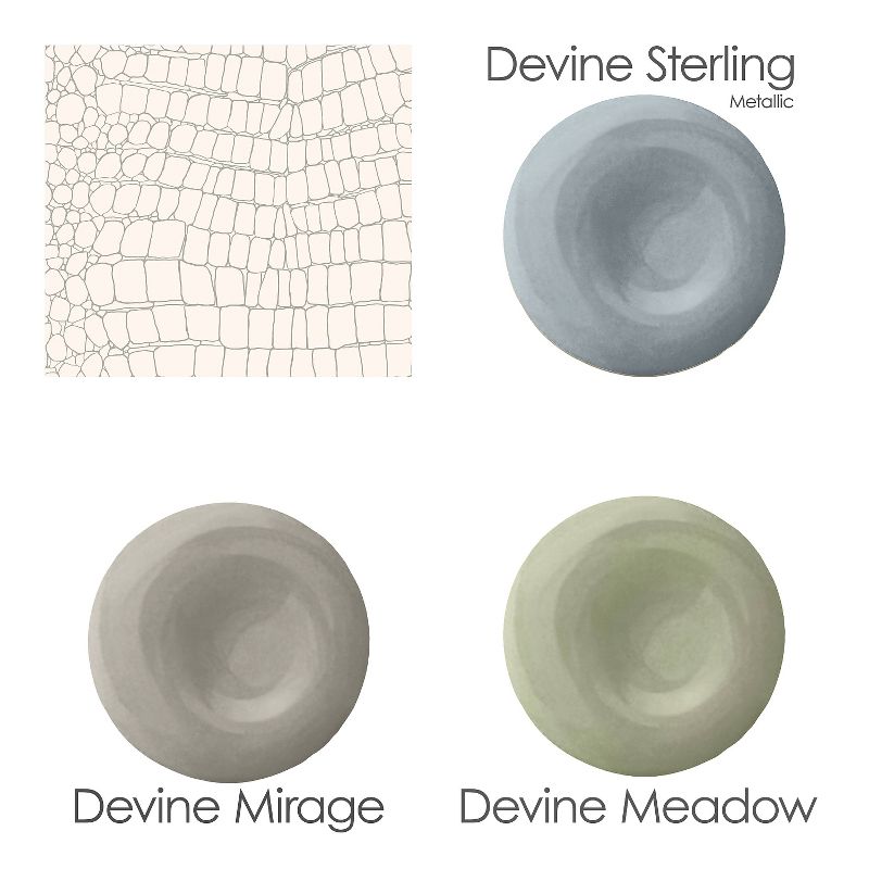 Devine Color Textured Alligator Peel and Stick Wallpaper