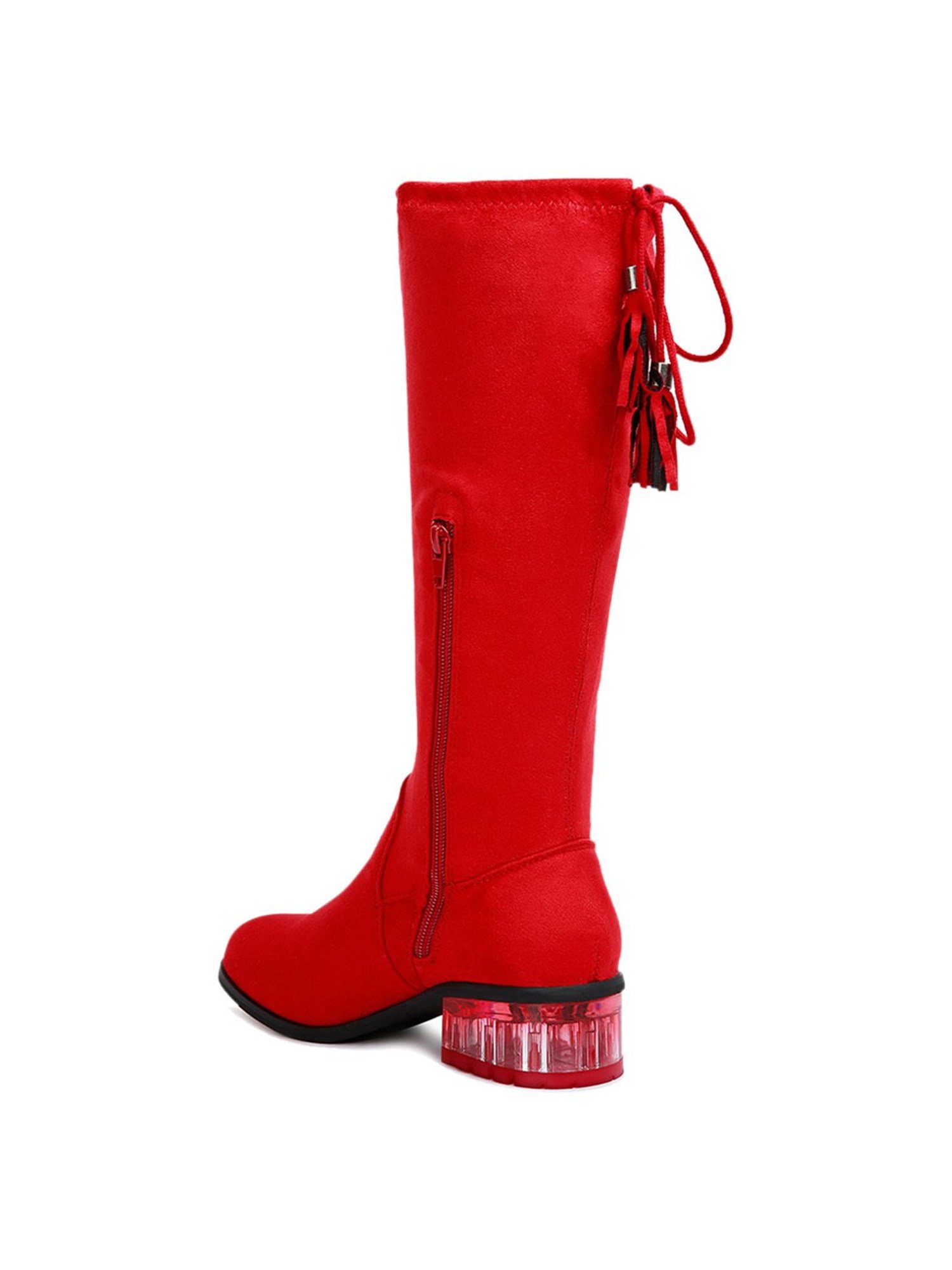 London Rag Women's Red Casual Booties