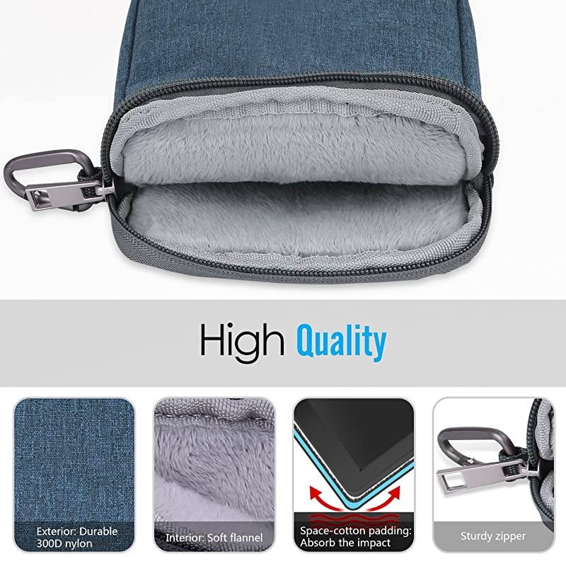 Sleeve for Kindle PaperwhiteKindle Voyage 6Inch Nylon Cover Pouch Bag for  Kindle PaperwhiteVoyageAllNew Kindle8th Generation 2016 Kindle Oasis EReader Denim Blue