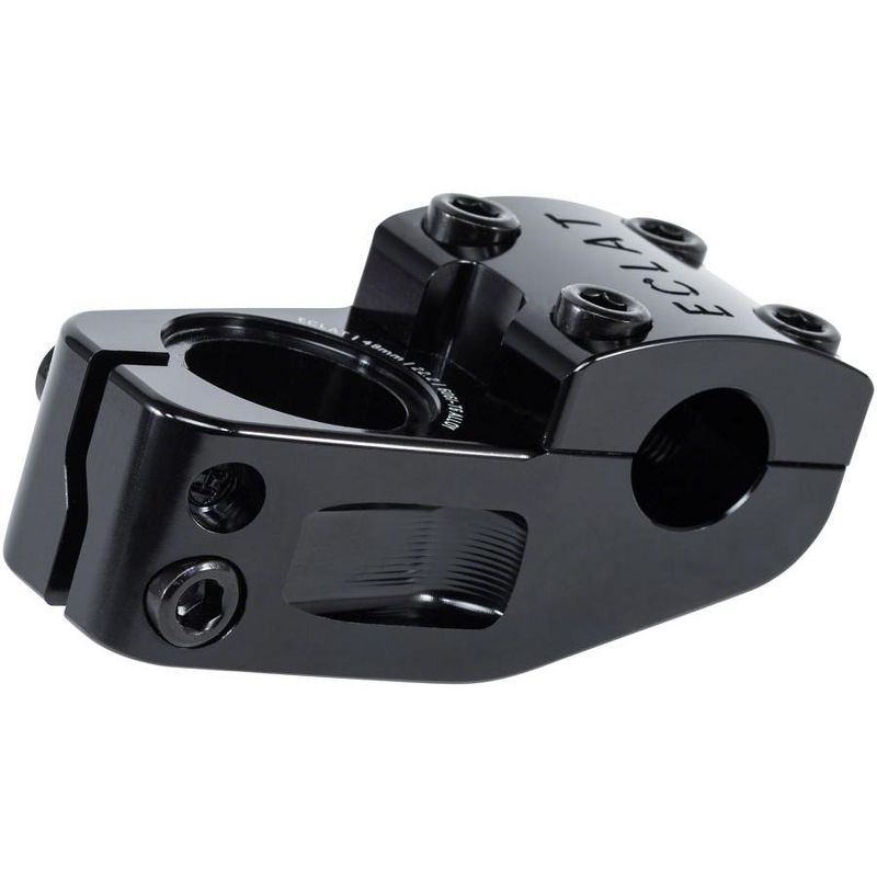 Eclat Domain BMX Stem Black, 1-1/8" Steerer, 22.2mm Clamp, 48mm Reach, 34mm Rise
