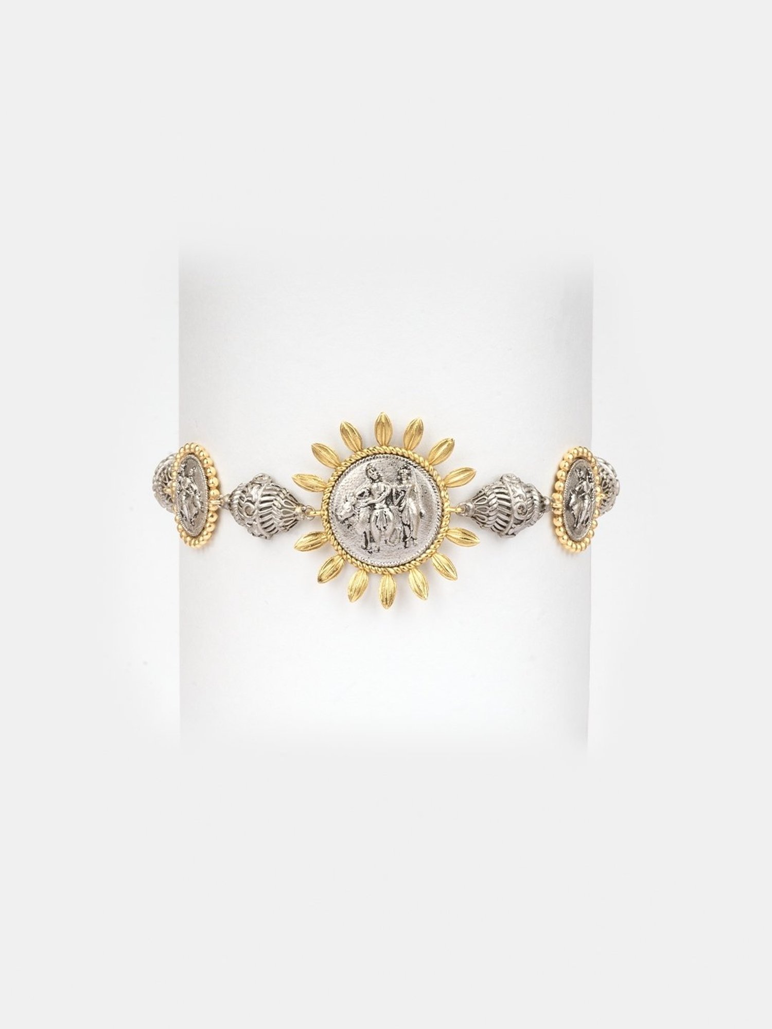 Shaya 92.5 Sterling Silver Jodi Coin Armlet for Women