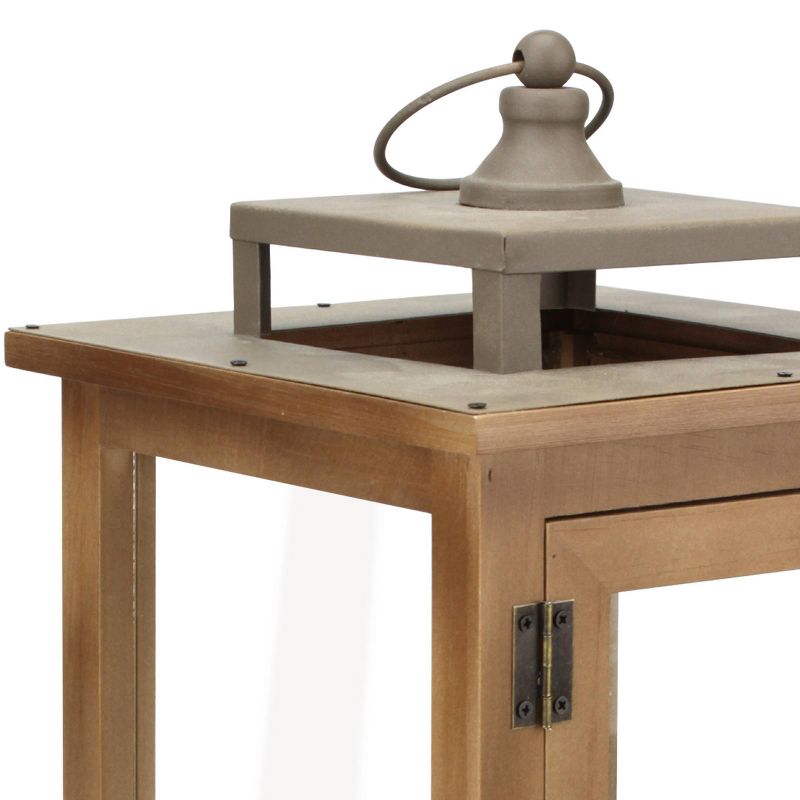 Melrose Set of 6 Rustic Black Hanging Large Tea Light Candle Holders 21"