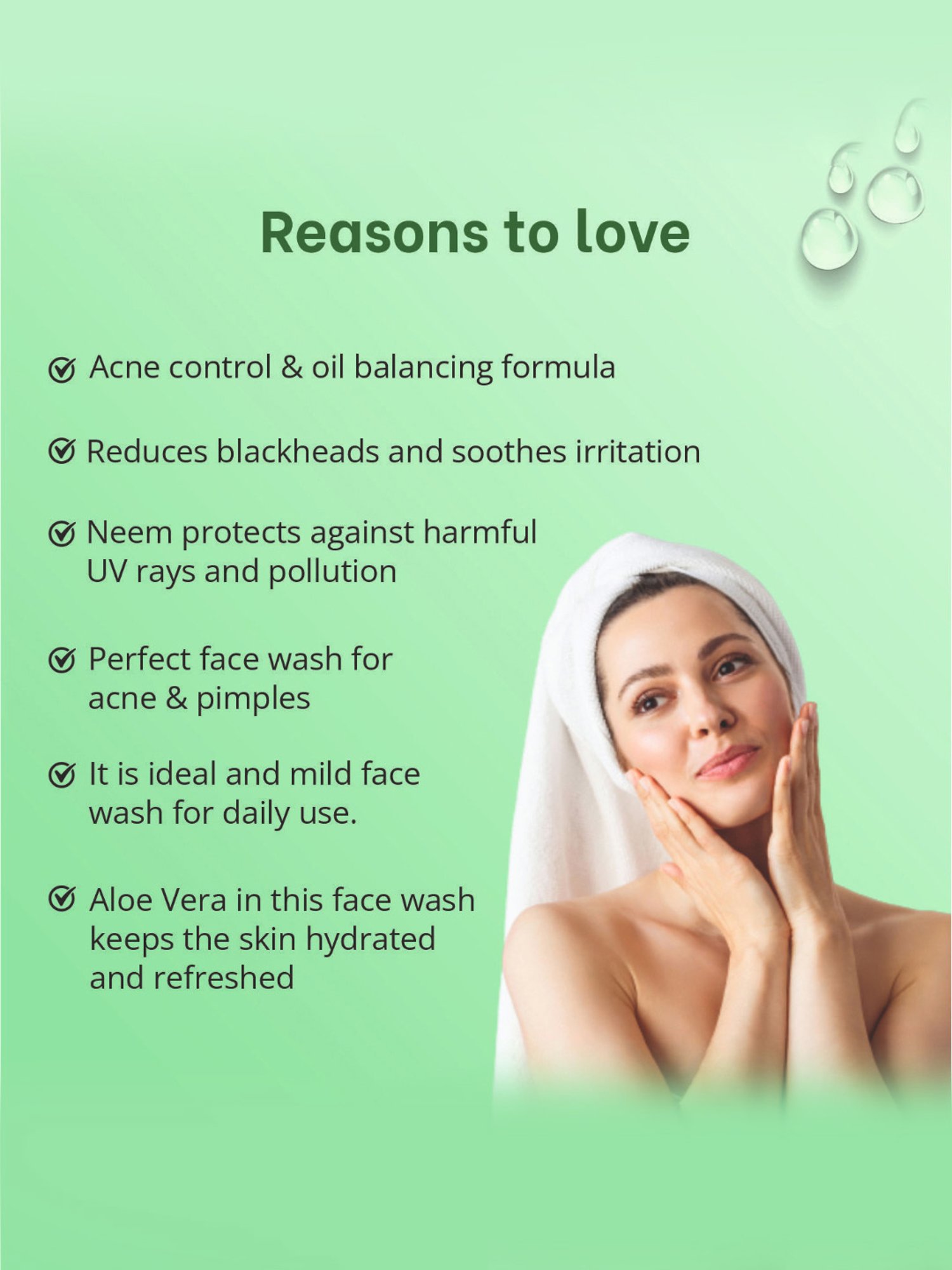 Globus Naturals Charcoal & Aloe Vera Neem Tulsi Face Wash Combo