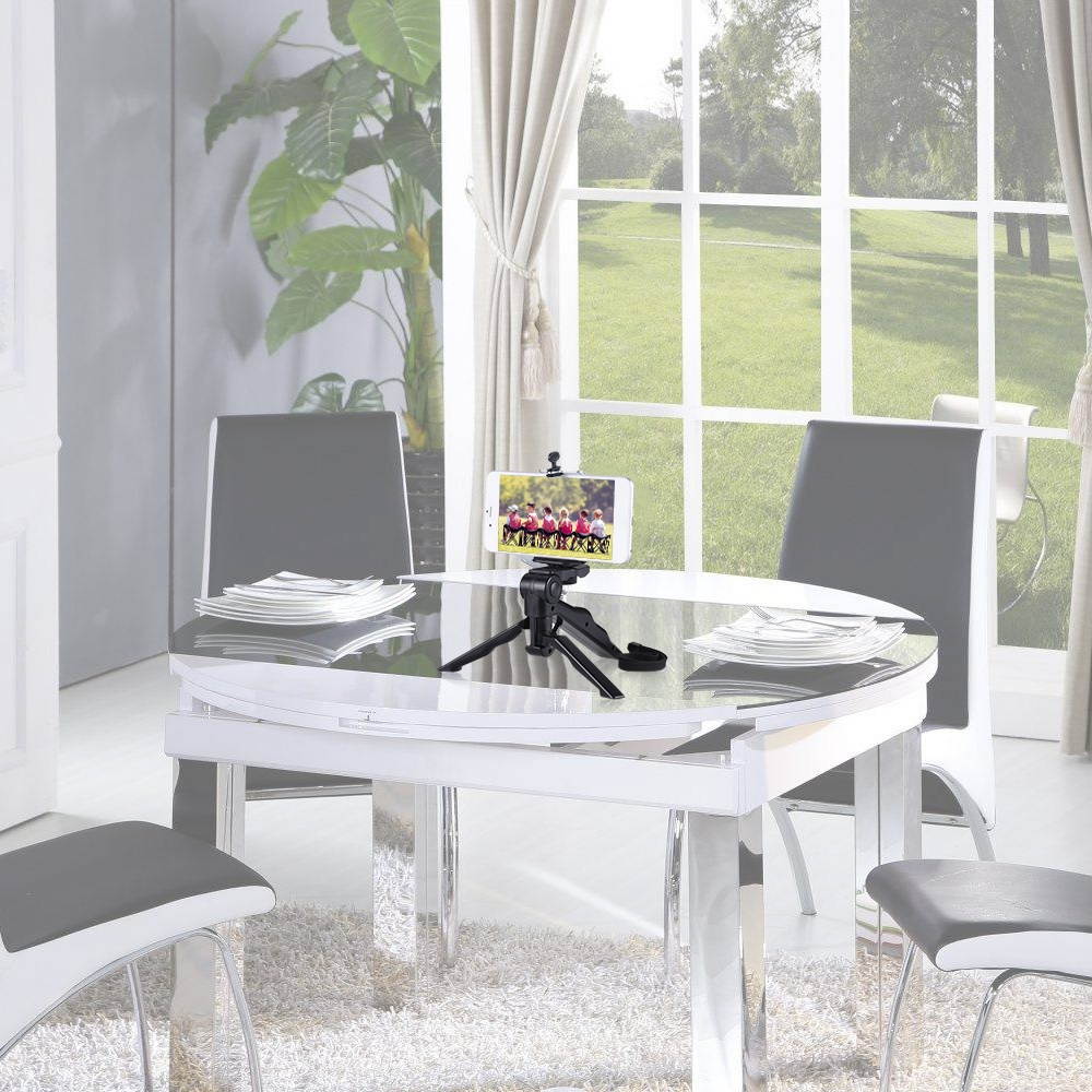 Mini Tripod Stand Support Holder Hand Grip Stabilizer with Smartphone Clip Bracket for iPhone 7 Plus/7/6/6  Plus/6s/ for Samsung Galaxy S7/S6