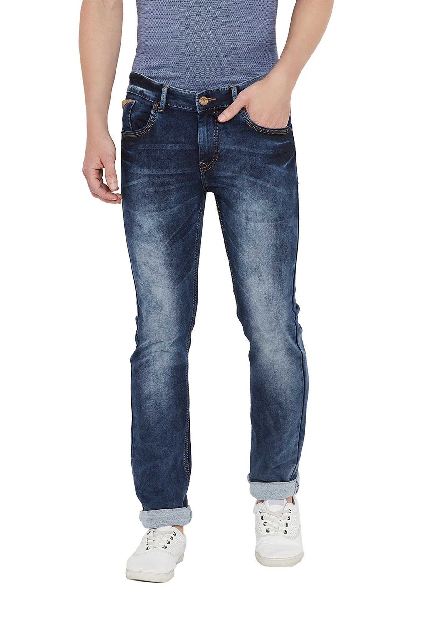 Duke Dark Blue Regular Fit Jeans