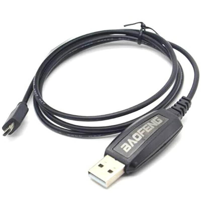 Original Programming Cable for BF-T1 UH F400-470 20CH Portable Ham FM CB Radio Handheld Transceiver