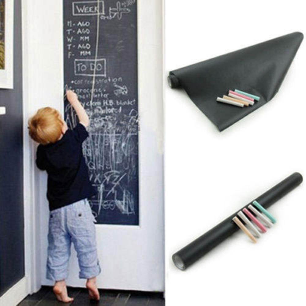 Modern Home Adhesive Blackboard Wallpaper Stickers - 23.6" x 79"