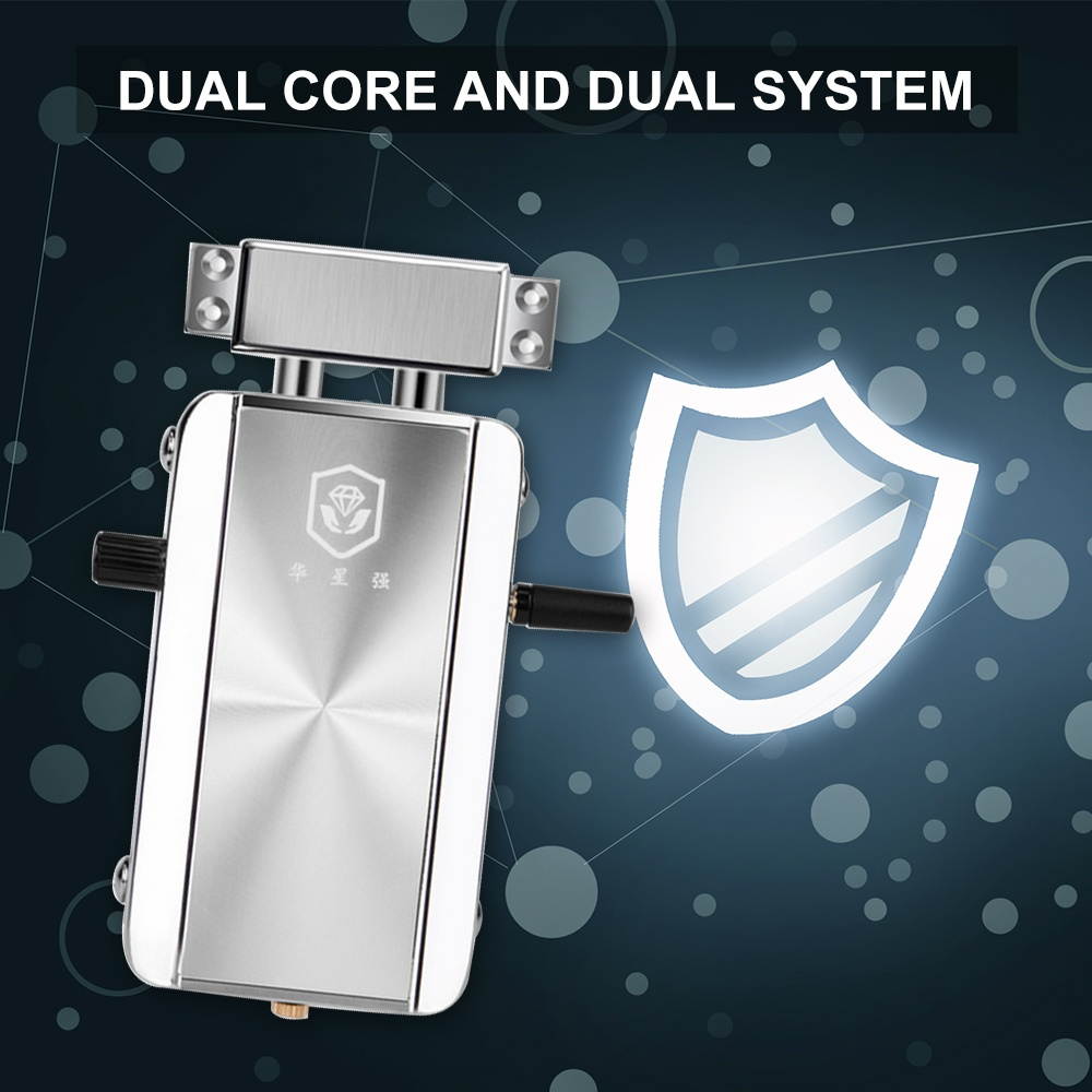 Intelligent Door Lock Kit Smart Wireless Remote Control Keyless Entry Electronic Lock Anti-theft Deadbolt Access Control System for Home Hotel Apartment