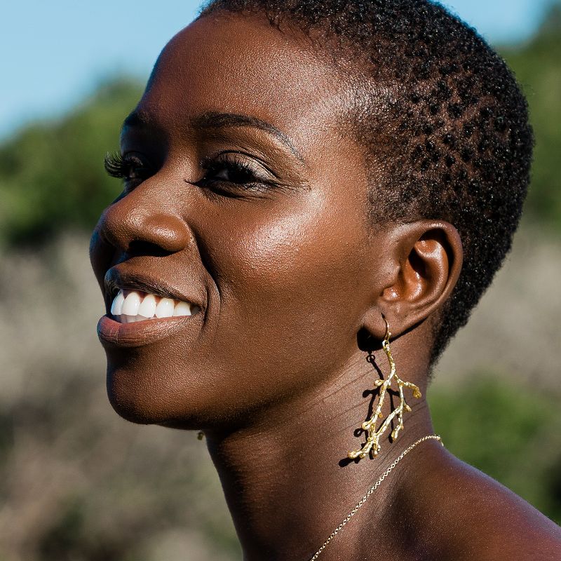 Sanctuary Project Branch Statement Earrings Gold
