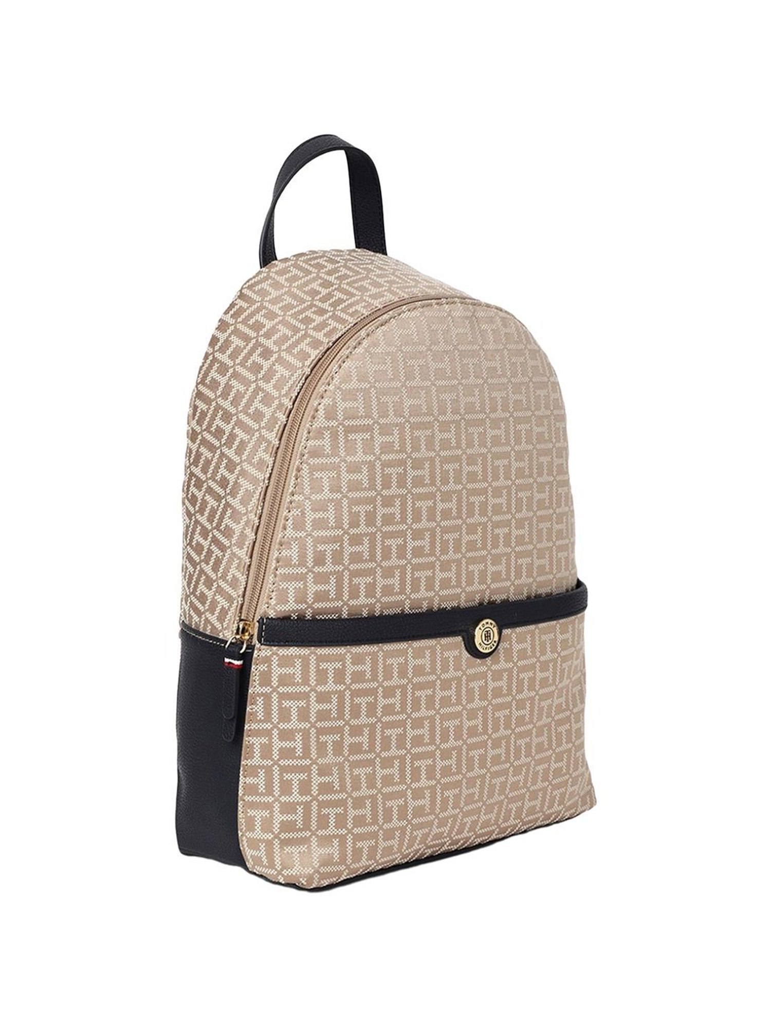 TOMMY HILFIGER Beige WILDER II Logo Backpack