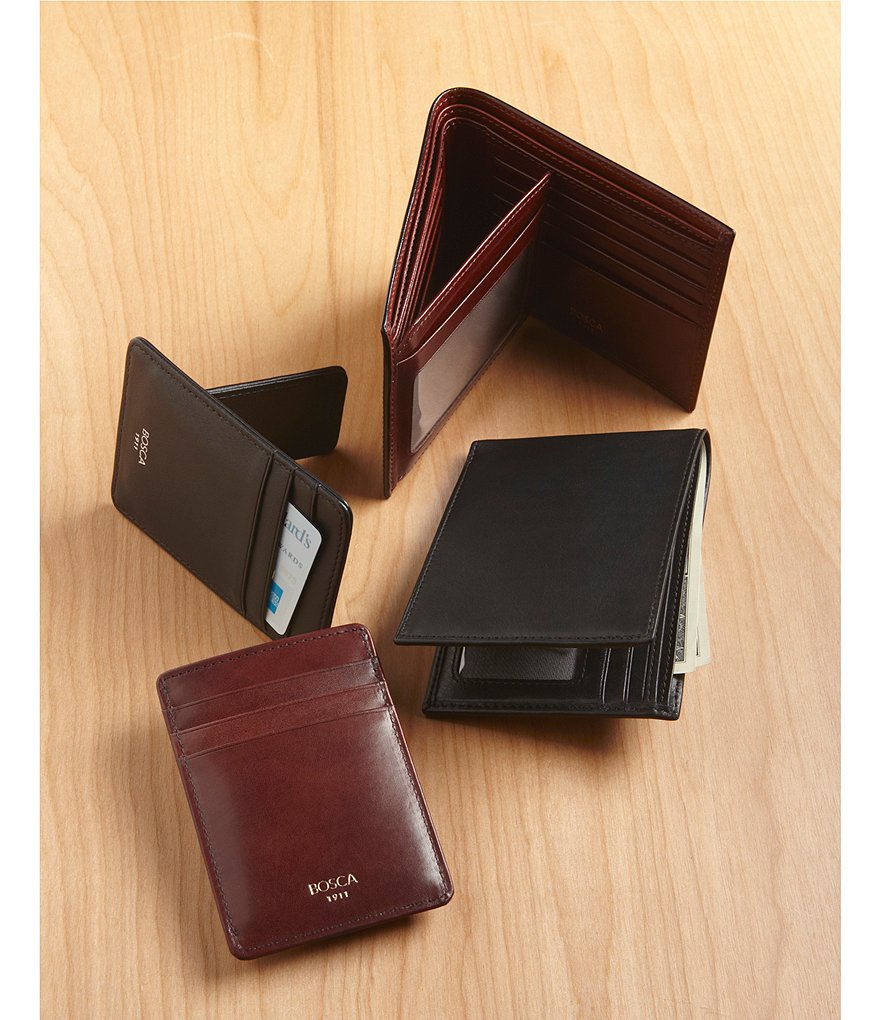 Bosca Gusseted Card Wallet