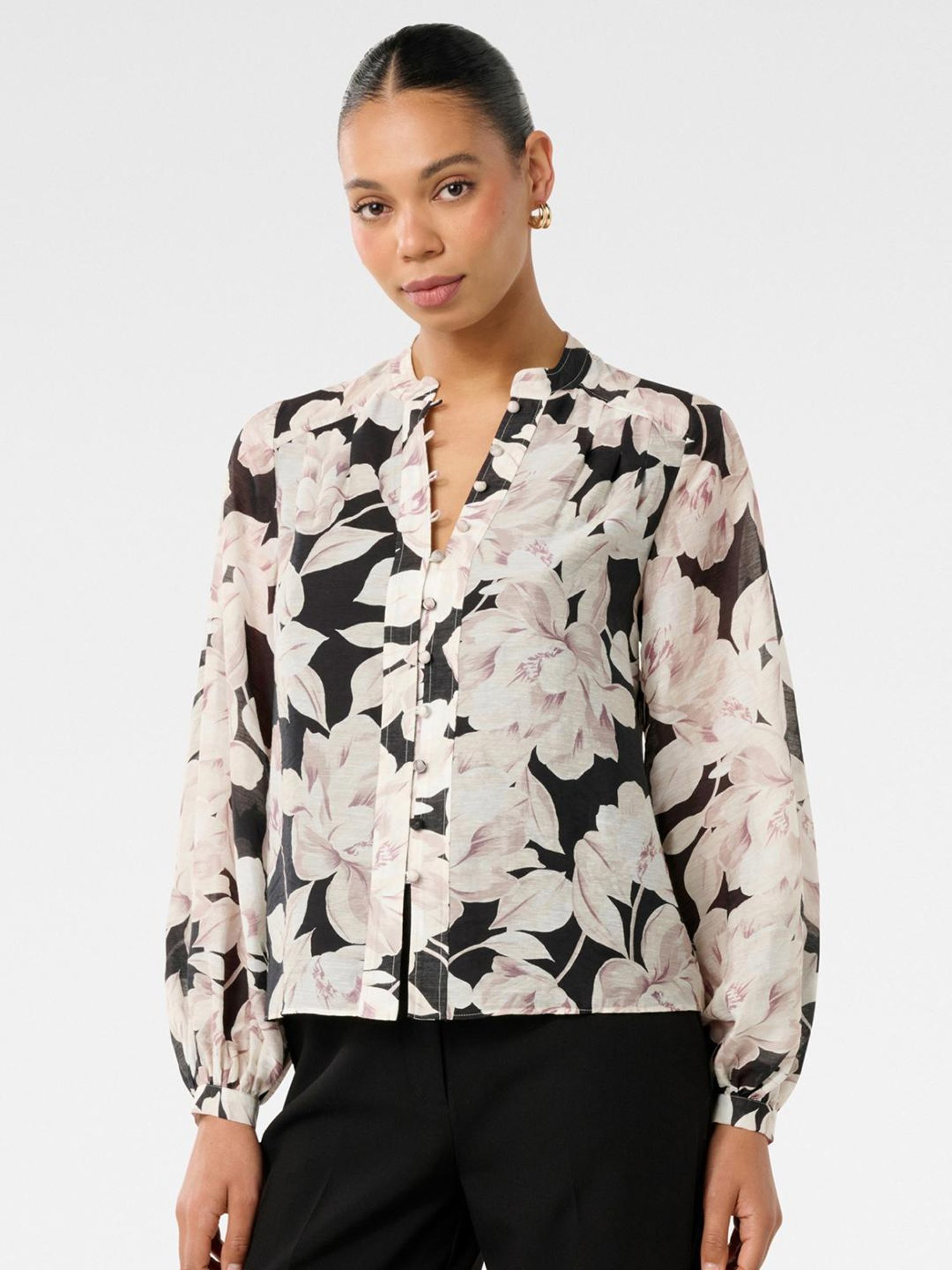 Forever New Marianne Top Stitch Blouse Top
