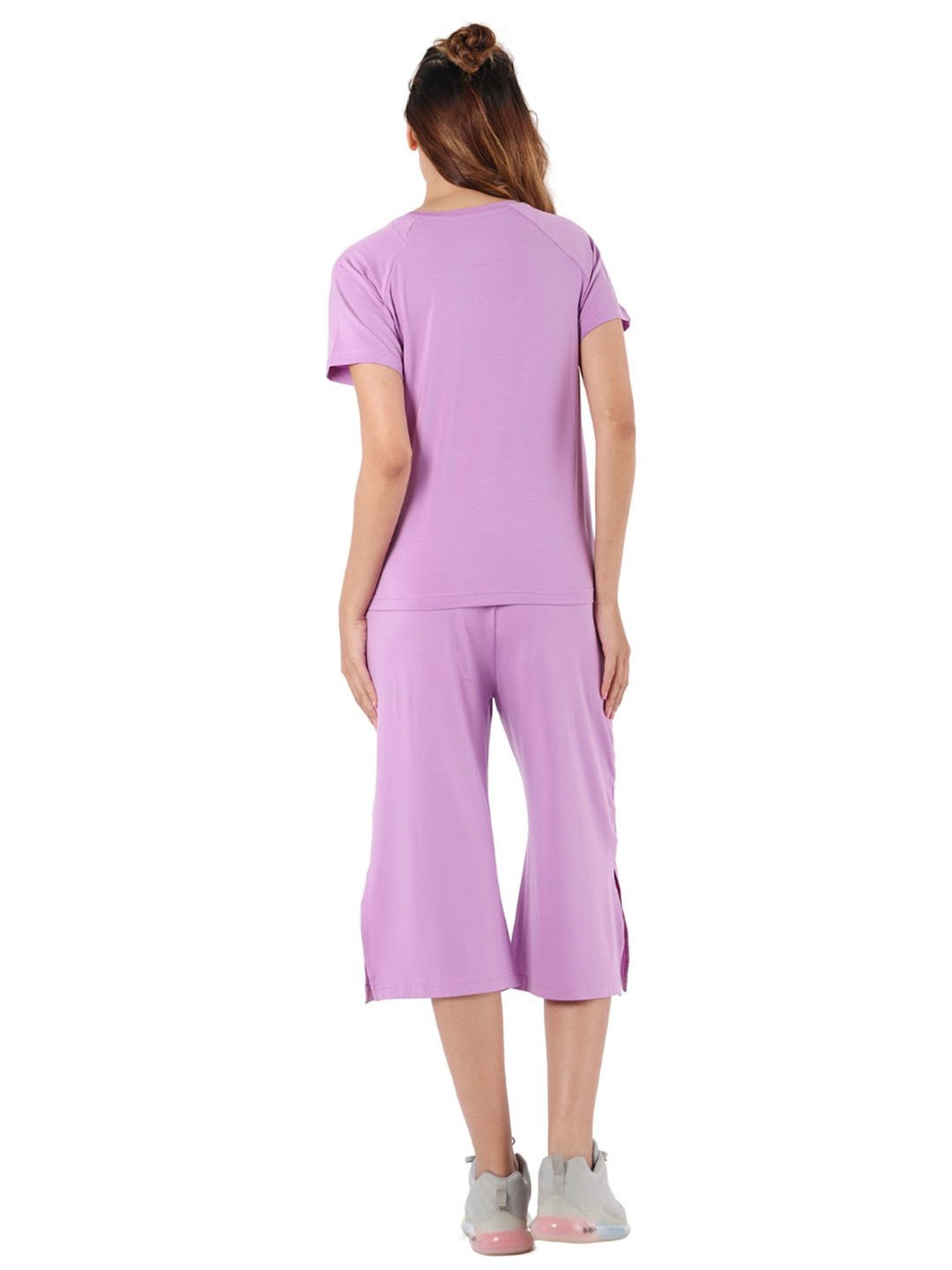 Nite Flite Purple T-Shirt With Capris