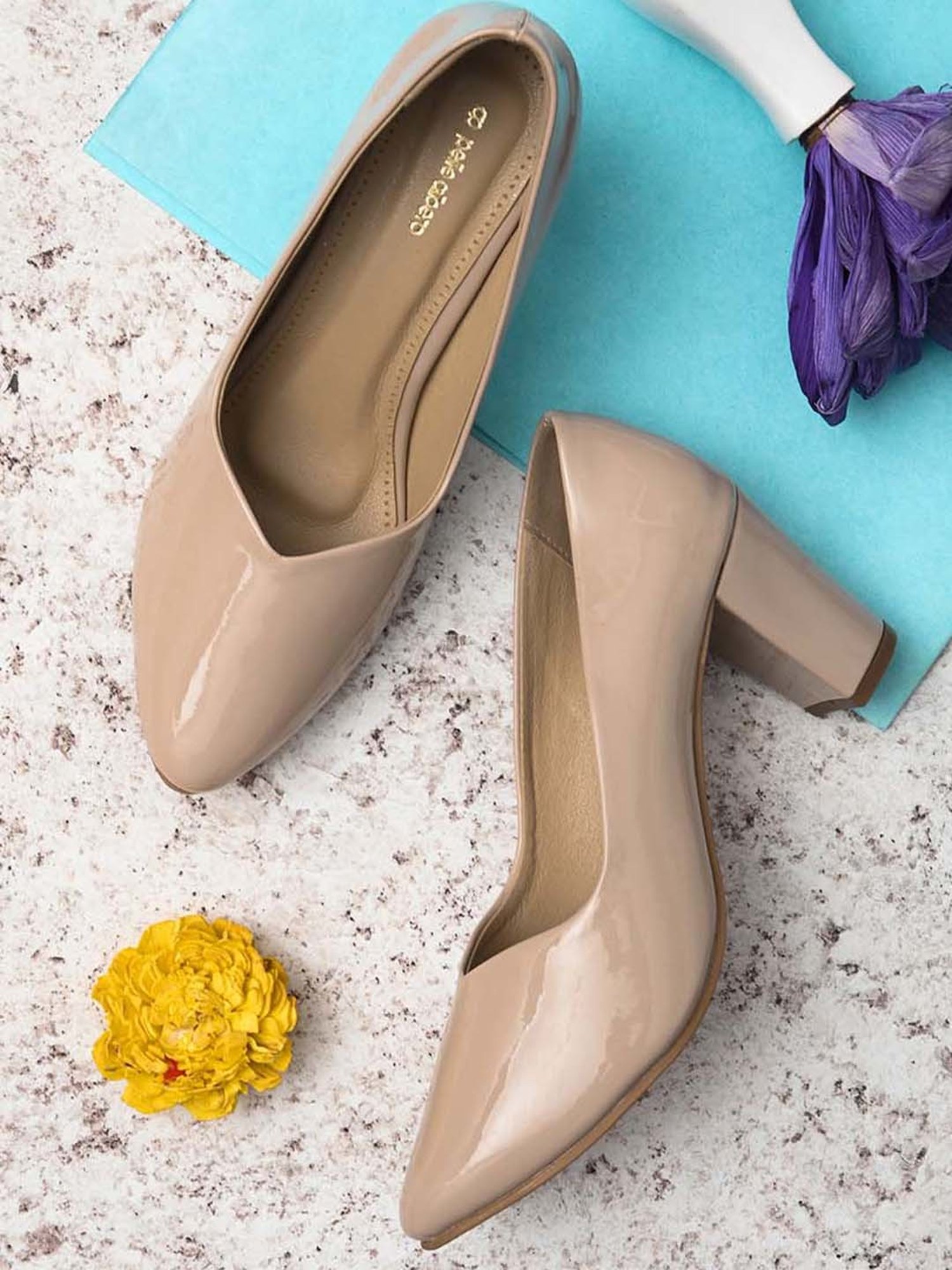 Elle Women's Peach Formal Pumps