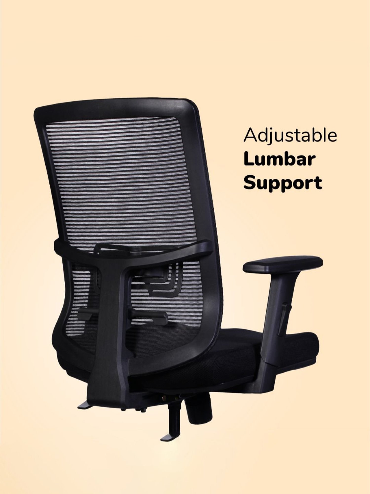 HNI India Certo Black Mesh Office & Study Desk Chair