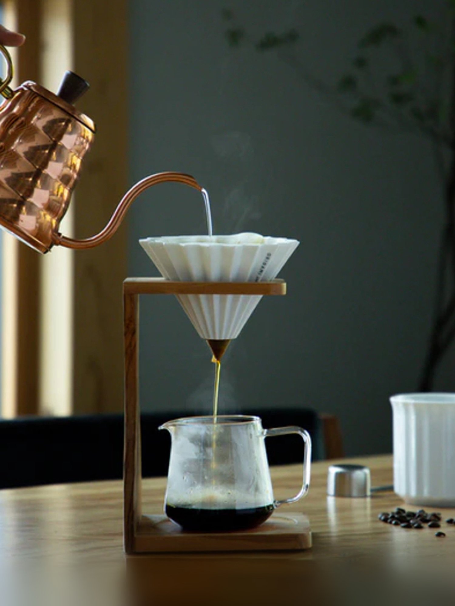 ORIGAMI Coffee Dripper Small (Grey)