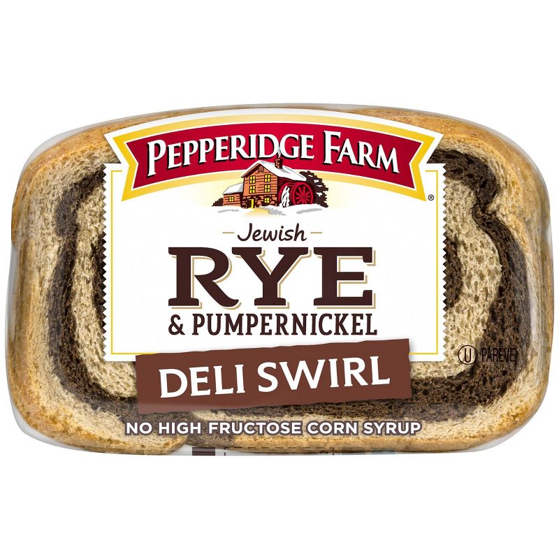 Pepperidge Farm Jewish Rye & Pumpernickel Deli Swirl Bread - 16oz
