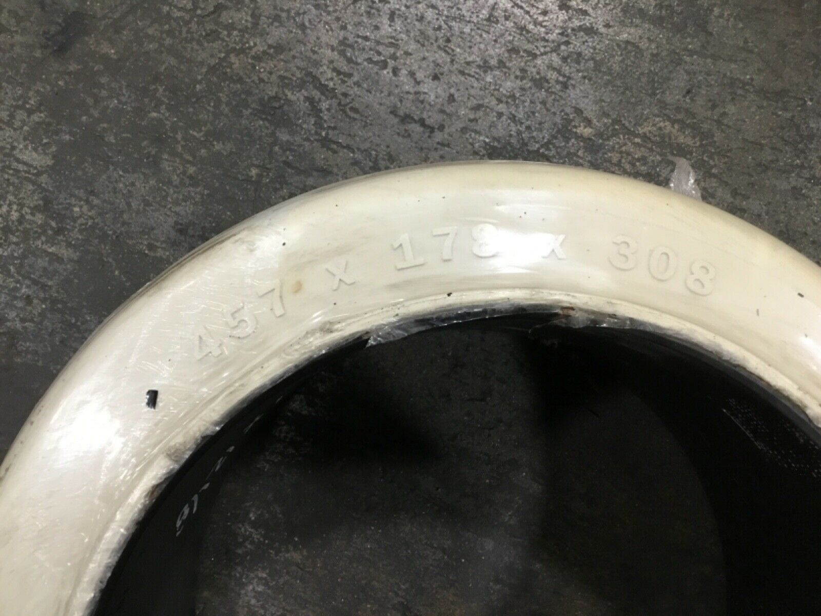 18x7X12 1/8 Monarch Forklift Tire Solid Smooth Press On Non Marking #T173