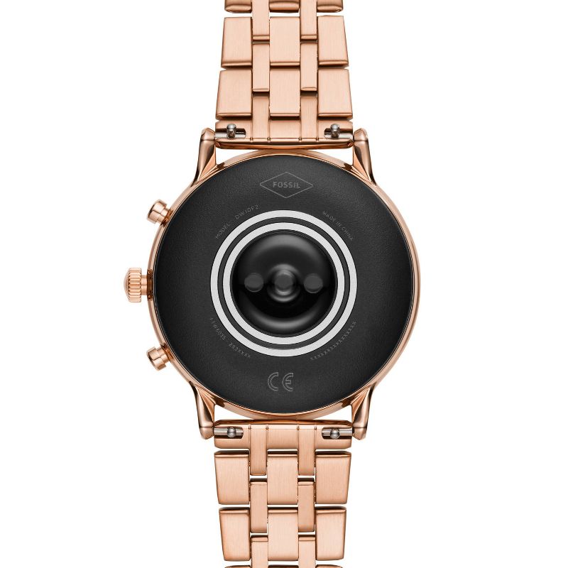 Fossil Gen 5 Smartwatch Julianna HR 44mm - Rose Gold-Tone Stainless Steel