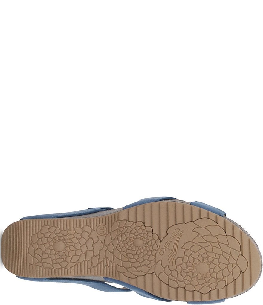 Dansko Susie Leather Slide Wedge Sandals