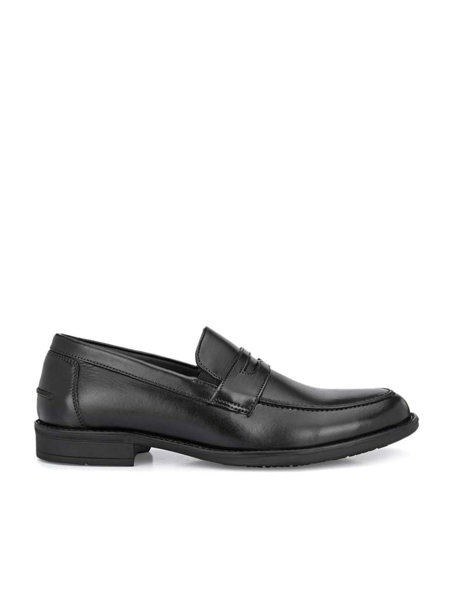 Hitz Men's Black Formal Loafers