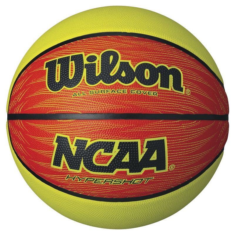Wilson NCAA Hypershot 29.5" Basketball - Lime/Orange
