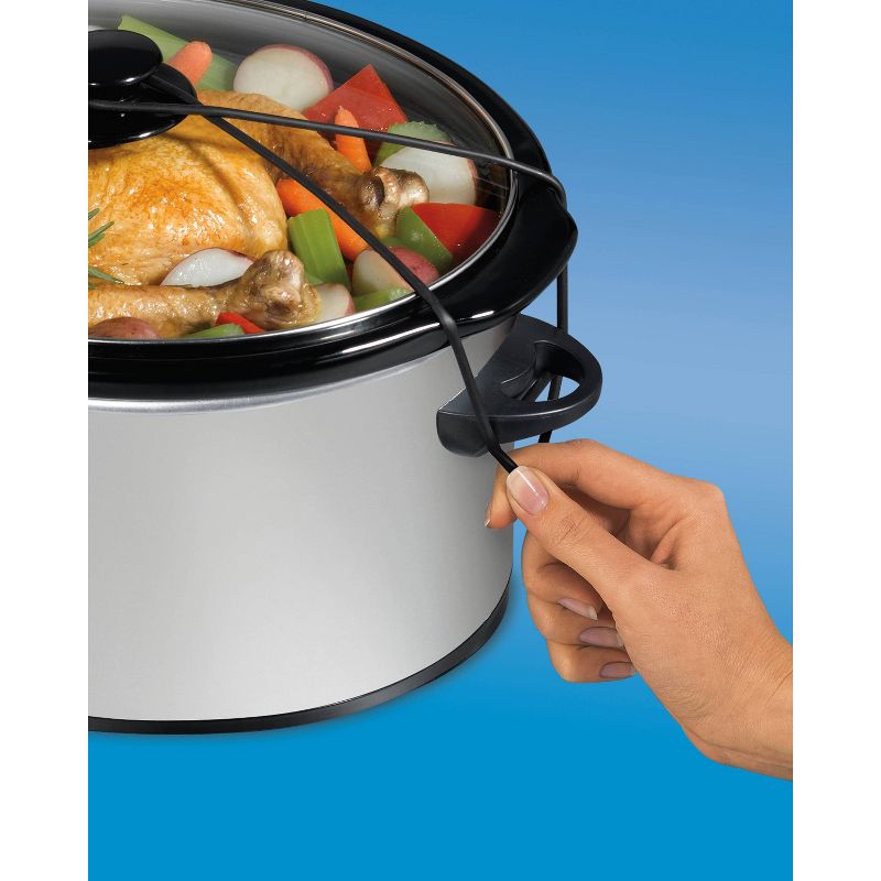 Crock-Pot 6qt Programmable Cook & Carry Slow Cooker Black SCCPVLF605-B