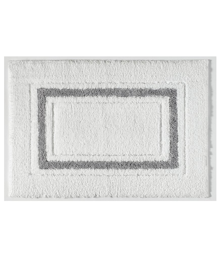 Kassatex Framed Stripe Bath Rug
