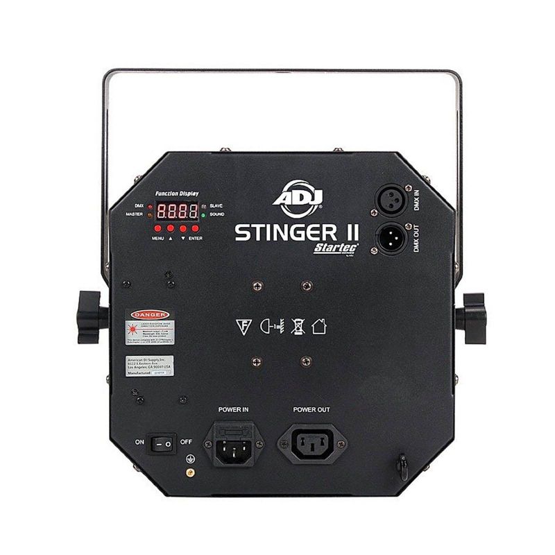 ADJ Stinger II 3 in 1 FX Moonflower Laser & UV Black Light + Transport Case