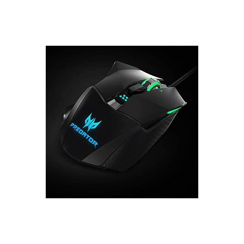 Predator Cestus 310 Gaming Mouse: 4200 On-The-Fly DPI - Breathing Backlit - 6 Button Design - Pixart 3519 Sensor - Black (PMW910)