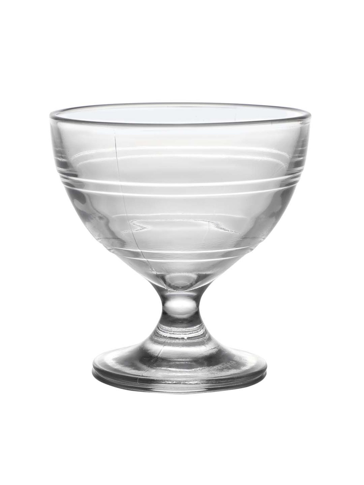 Duralex 'Gigogne' Transparent Glass 7 cm Ice-Cream Cup (0.25 L) - Set of 6
