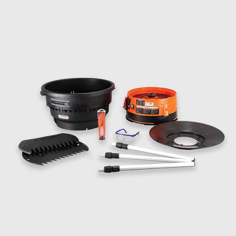 22" Electric Leaf Mulcher/Shredder With Bonus Accessory Kit - Yard Force