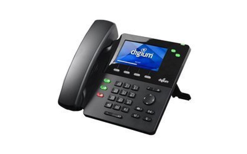 Digium D62 IP Phone 2-Line SIP with HD Voice, Gigabit, 4.3 Inch Color Display, Icon Keys