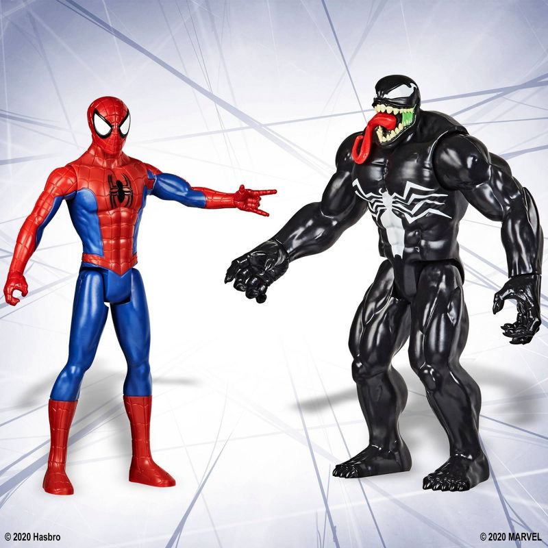 Spider-Man Maximum Venom Titan Hero Spider-Man Vs. Venom