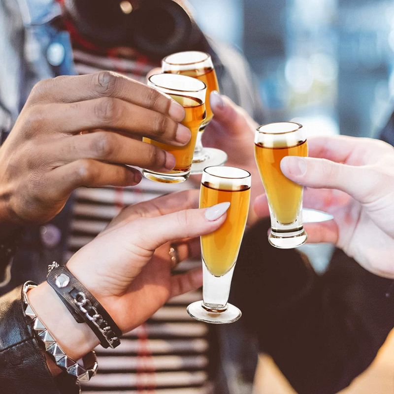 UT Brands Craft Shots 1.2 - 2.4oz Shot Glasses | Set of 4