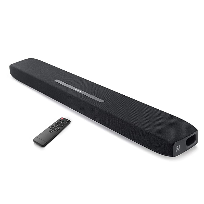 Infini Pro Integrated 2.1 Channel Soundbar with Dolby Atmos and Built-in Subwoofers, TV Surround Sound System with 4K HDR Pass-Through,HDMI Arc,Bluetooth 5 Wireless Music Streaming